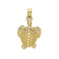 thumbnail image 1 of FJC Finejewelers 10k Yellow Gold Sea Turtle Charm, 1 of 6