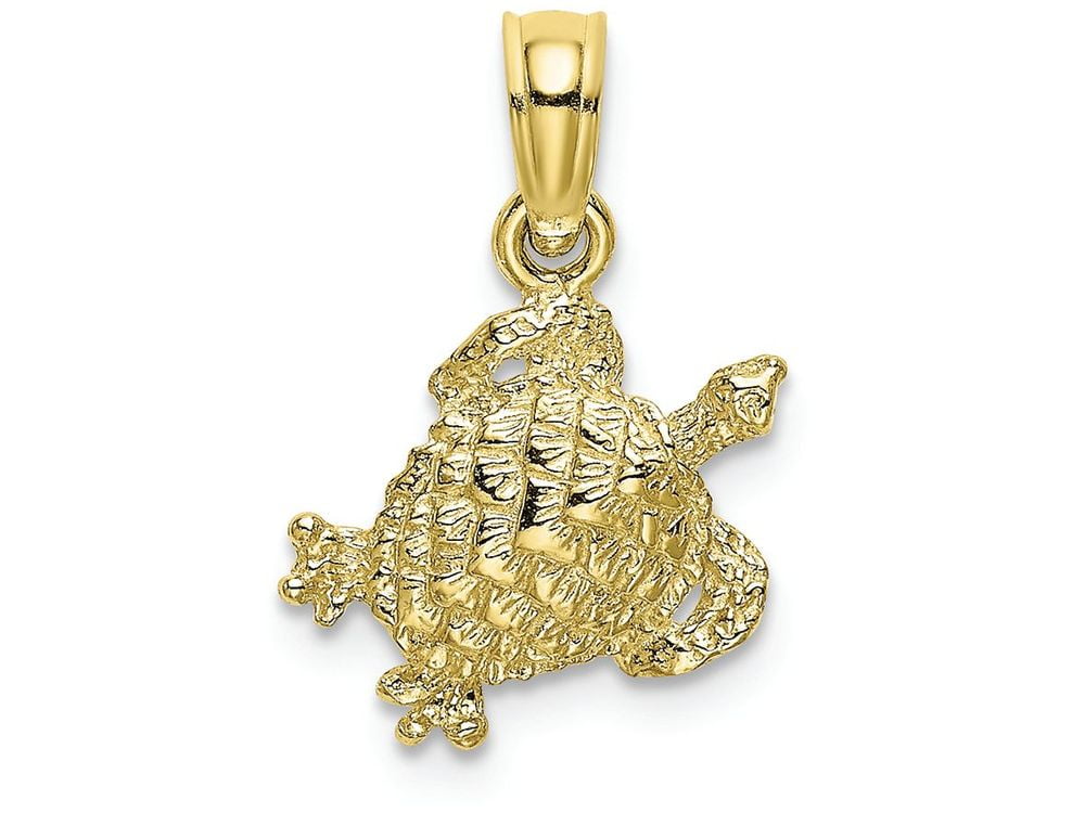 FJC Finejewelers 10k Yellow Gold Sea Turtle Charm
