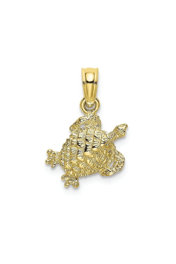FJC Finejewelers 10k Yellow Gold Sea Turtle Charm
