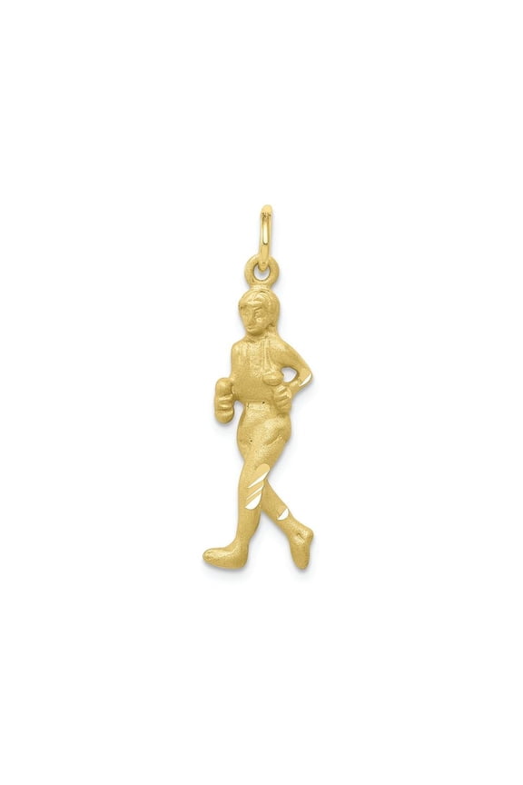 FJC Finejewelers 10k Yellow Gold Solid Runner Charm