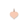 thumbnail image 1 of FJC Finejewelers 14 kt Rose Gold Heart Disc Charm 0.011 gauge 18 x 14mm, 1 of 4