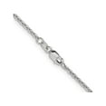 thumbnail image 1 of FJC Finejewelers 14 kt White Gold Flat Cable Chain 18 Inches x 1.95 mm, 1 of 7