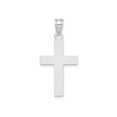 thumbnail image 1 of FJC Finejewelers 14 kt White Gold Polished Cross Charm 30 x 15mm, 1 of 4