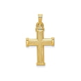 thumbnail image 1 of FJC Finejewelers 14 kt Yellow Gold Hollow Latin Cross Charm 27 x 15 mm, 1 of 6