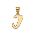 thumbnail image 1 of FJC Finejewelers 14 kt Yellow Gold Polished Script Letter I Initial Charm, 1 of 6