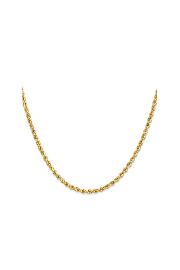 FJC Finejewelers 14 kt Yellow Gold Solid Regular Rope Chain 20 Inches x 2.75 mm