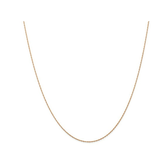 FJC Finejewelers 14k Rose Gold .5 Mm Cable Rope Chain (carded)