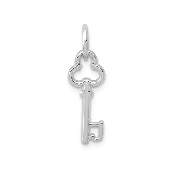 FJC Finejewelers 14k White Gold Initial J Key Charm