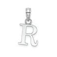 thumbnail image 1 of FJC Finejewelers 14k White Gold R Block Initial Charm, 1 of 6