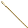 thumbnail image 1 of FJC Finejewelers 14k Yellow Gold 2.5mm Solid Rope Chain Bracelet, 1 of 3