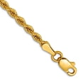 thumbnail image 1 of 14k Yellow Gold Polished Lobster Claw Closure Valu plus 2.5mm Solid Chain Bracelet 7 Inch -  Jewelry Gift for Mom, 1 of 2