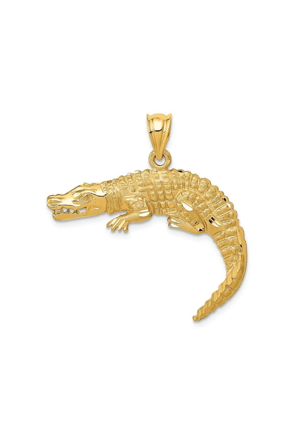 FJC Finejewelers 14k Yellow Gold Alligator Charm
