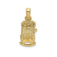 thumbnail image 1 of FJC Finejewelers 14k Yellow Gold Baby Cradle Charm, 1 of 6