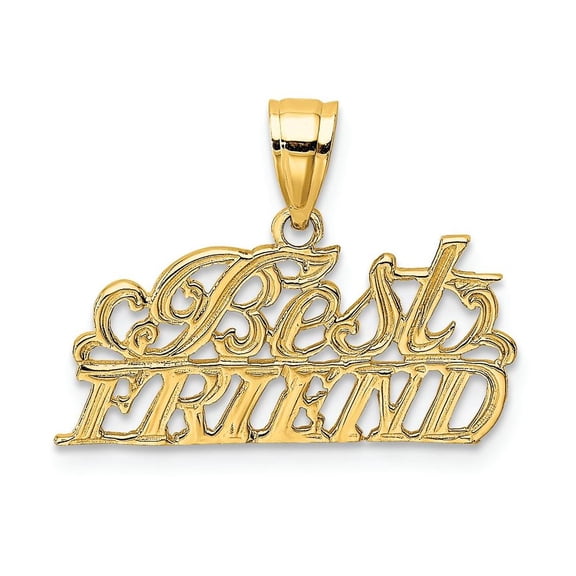 FJC Finejewelers 14k Yellow Gold Best Friend Charm
