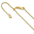 thumbnail image 1 of FJC Finejewelers 14k Yellow Gold Bright Cut Adjustable Rope Chain Necklace, 1 of 2