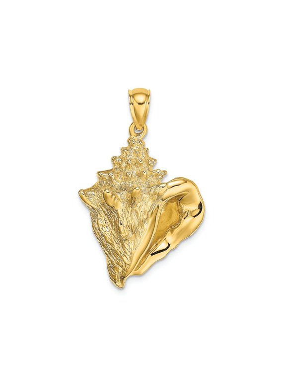 FJC Finejewelers 14k Yellow Gold Conch Shell Charm