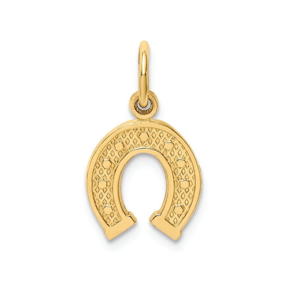 FJC Finejewelers 14k Yellow Gold Horseshoe Charm