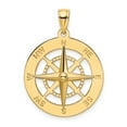 thumbnail image 1 of FJC Finejewelers 14k Yellow Gold Nautical Compass Charm, 1 of 4