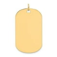 thumbnail image 1 of FJC Finejewelers 14k Yellow Gold Plain .035 Gauge Engraveable Dog Tag Disc Charm, 1 of 2