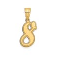 thumbnail image 1 of FJC Finejewelers 14k Yellow Gold Polished Script Number 8 Charm, 1 of 5