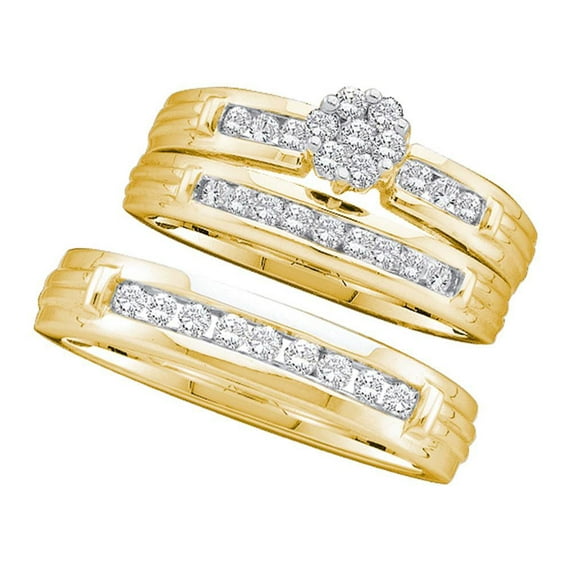 FJC Finejewelers 14k Yellow Gold Quadra Wheat Chain Necklace