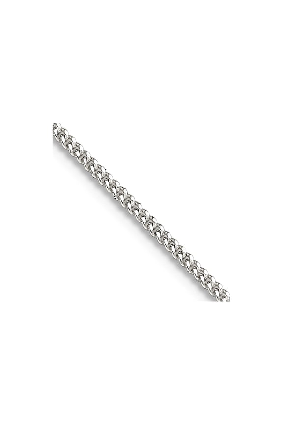 925 Sterling Silver Solid Polished Lobster Claw Closure Chain Necklace 16 Inch 1.15mm Spring-Ring Chain Necklace for Wom