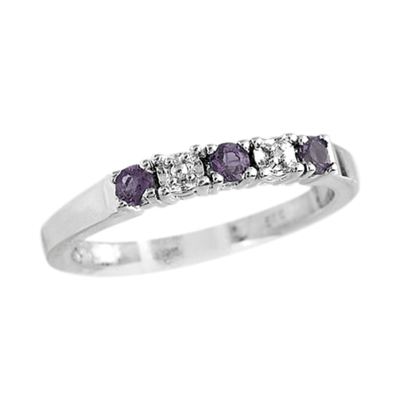 FJC Finejewelers 2.5mm Amethyst Band / Ring