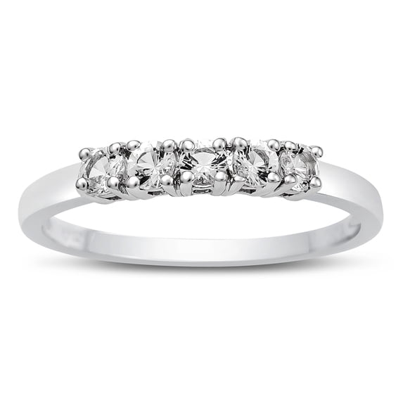 FJC Finejewelers 2.5mm White Topaz Band / Ring