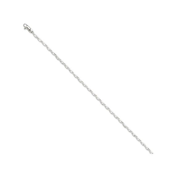 FJC Finejewelers 8.25 Inch 14k White Gold 2.75mm Fancy Link Chain Bracelet