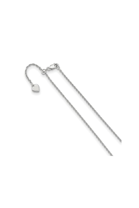 FJC Finejewelers 925 Sterling Silver Adjustable Loose Rope Chain 30 Inches x 1.35 mm