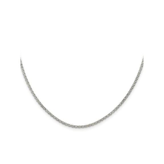 FJC Finejewelers 925 Sterling Silver Fancy Anchor Chain 24 Inches x 2 mm