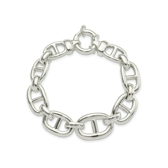 FJC Finejewelers 925 Sterling Silver Polished Fancy Link Bracelet 7.75 Inches x 16.44 mm