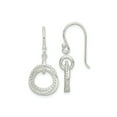thumbnail image 1 of FJC Finejewelers 925 Sterling Silver Polished Intertwined Circles Dangle Earrings 29 x 12 mm, 1 of 6