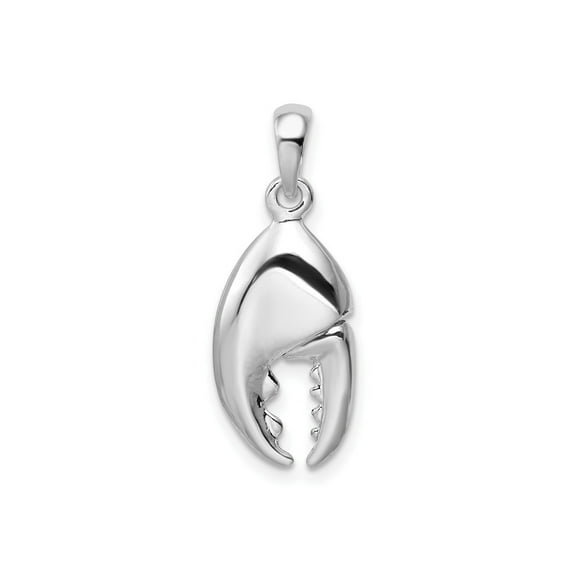 FJC Finejewelers 925 Sterling Silver Rhodium Plated 3D Moveable Lobster Claw Charm 26 x 10 mm