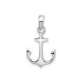 thumbnail image 1 of FJC Finejewelers 925 Sterling Silver Rhodium Plated Polished 3D Anchor Charm 22 x 12 mm, 1 of 6