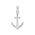 thumbnail image 1 of FJC Finejewelers 925 Sterling Silver Rhodium Plated Polished Anchor Charm 31 x 16 mm, 1 of 6