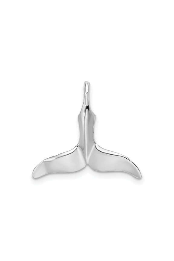 FJC Finejewelers 925 Sterling Silver Rhodium Plated Polished Whale Tail Charm 19 x 20 mm