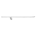 thumbnail image 1 of FJC Finejewelers 925 Sterling Silver Small 6.5 Inch Letter S Charm Bracelet, 1 of 6