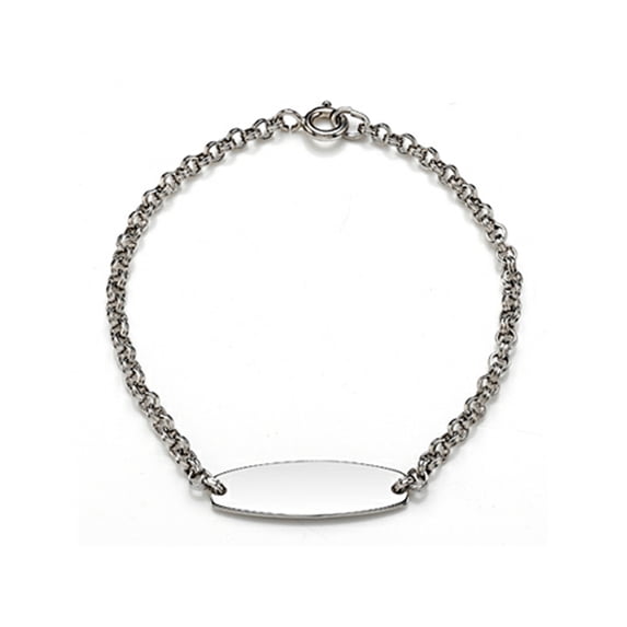 FJC Finejewelers 925 Sterling Silver Small ID Bracelet