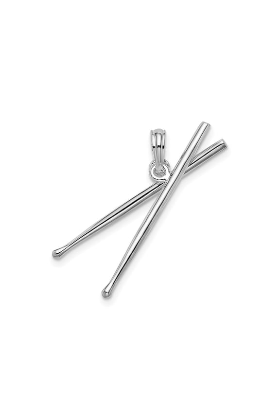 FJC Finejewelers 925 Sterling Silver d Polished Moveable 3D Drumsticks Charm 25 x 30 mm