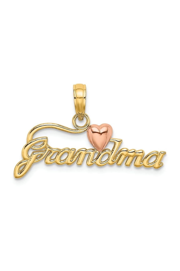 FJC Finejewelers Grandma with Pink Heartscript Charm