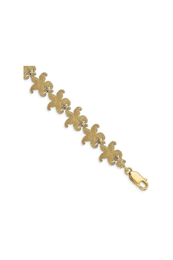 FJC Finejewelers Puffed Starfish Link Bracelet