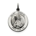 thumbnail image 1 of FJC Finejewelers Sterling Silver Antiqued Saint Gabriel Medal Pendant Necklace - Chain Included, 1 of 3