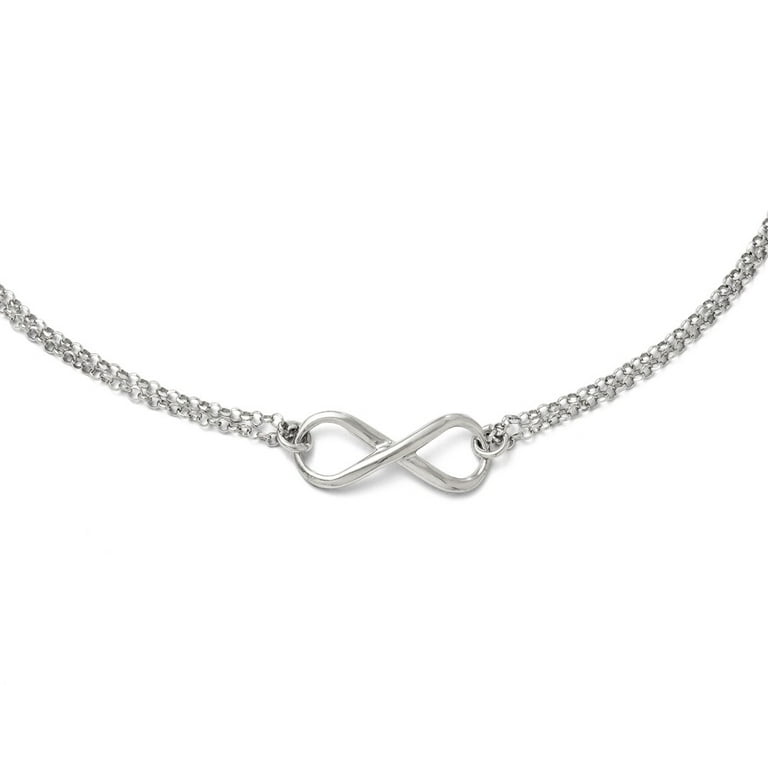 Eternity symbol hotsell necklace