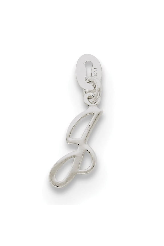 FJC Finejewelers Sterling Silver Initial J Pendant Necklace - Chain Included