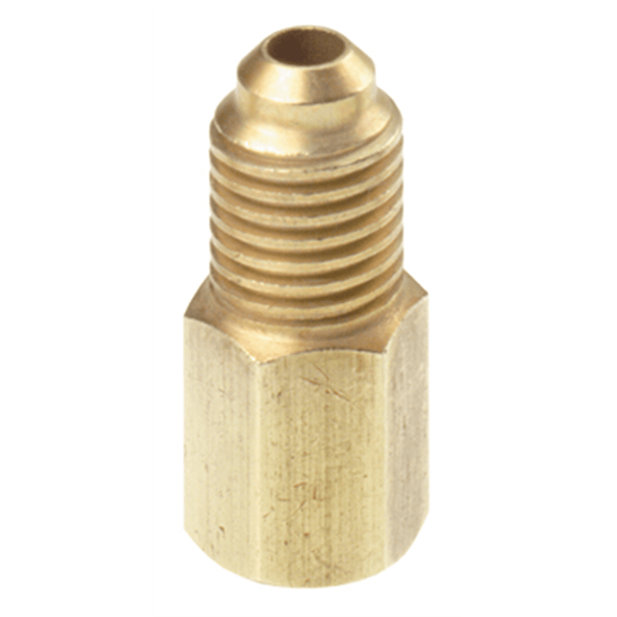Edwards C105-14-645 Vacuum Pump Adapter - Aluminum Fitting, NW 25 To 1/2" X 3/8" Hose Barb