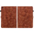 thumbnail image 1 of FJLBDE Case for Samsung Galaxy Tab A9+/A9 Plus 11 inch 2023 , Embossed Flower PU Leather Flip Wallet Folio Stand Cover, Brown, 1 of 7