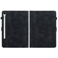 thumbnail image 1 of FJLBDE Case for Samsung Galaxy Tab S10 FE Plus/S10 FE+ 13.1 Inch 2025, Embossed Flower PU Leather Flip Wallet Folio Stand Cover, Black, 1 of 7