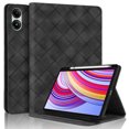 thumbnail image 1 of Case for Xiaomi Redmi Pad 2 Pro/Pad Pro (2025/2024) 12.1 inch, Black Leather Folio Stand with Pencil Holder & Card Slot, 1 of 7