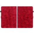 thumbnail image 1 of FJLBDE Case for 6.8" Kindle Paperwhite 11th Gen 2021, Embossed Flower PU Leather Flip Wallet Folio Stand Cover, Red, 1 of 7